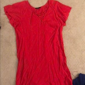 Red Madewell dress